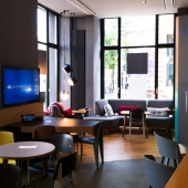 Offenes Arbeiten in "The Digital Eatery" bei Microsoft Berlin