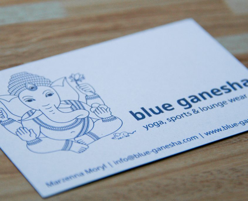 Corporate Design für das Modelabel "Blue Ganesha"